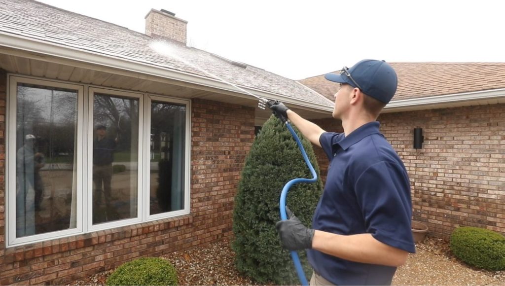 house and roof washing burleson tx